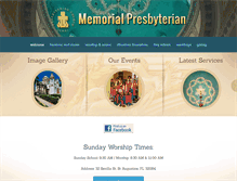 Tablet Screenshot of memorialpcusa.org